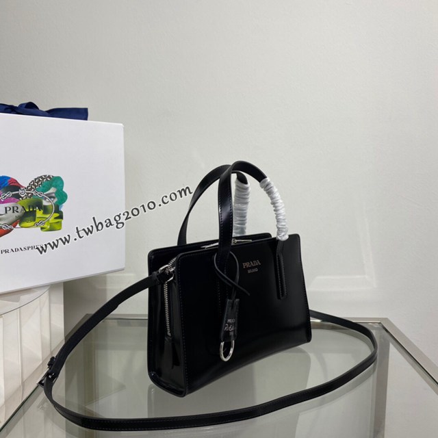 Prada專櫃新款mini購物袋 1BA357 普拉達複刻Re-Edition全皮手提包 csp1080